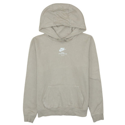 Womens UK Size M Nike Beige Pullover Hoodie