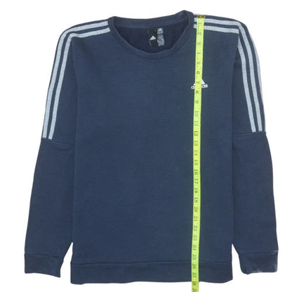 Mens UK Size M adidas Blue Pullover Sweatshirt