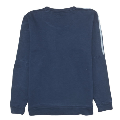 Mens UK Size M adidas Blue Pullover Sweatshirt