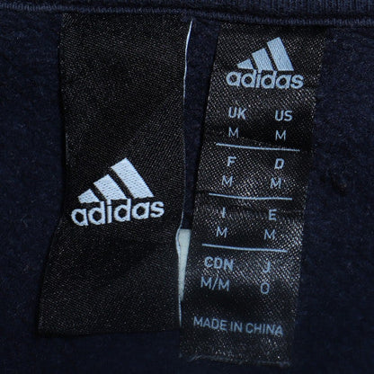 Mens UK Size M adidas Blue Pullover Sweatshirt
