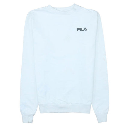 Womens UK Size XS FILA White Pullover Sweatshirt