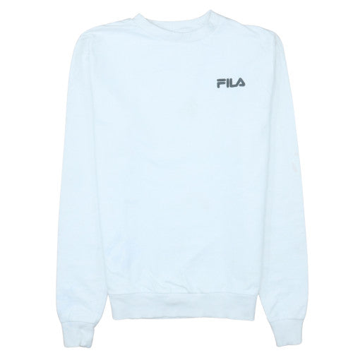Womens UK Size XS FILA White Pullover Sweatshirt