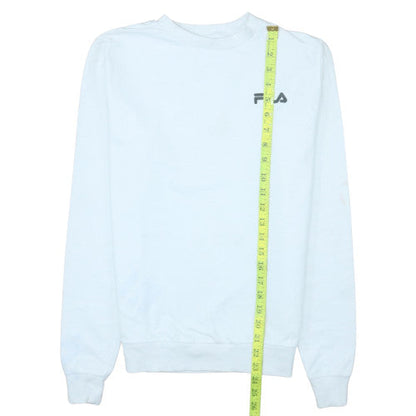 Womens UK Size XS FILA White Pullover Sweatshirt