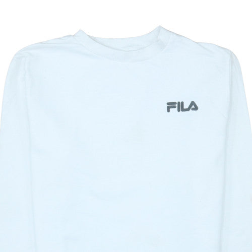 Womens UK Size XS FILA White Pullover Sweatshirt