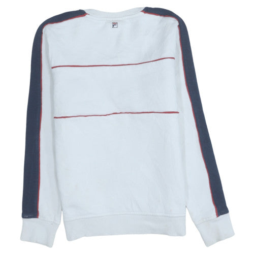 Womens UK Size 6 FILA White Pullover Sweatshirt