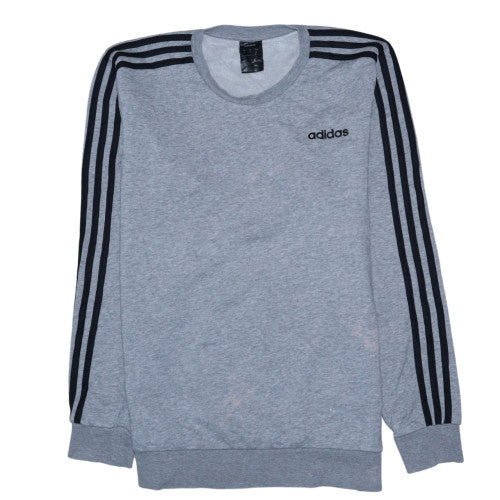 Mens UK Size M adidas Grey Pullover Sweatshirt