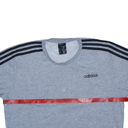 Mens UK Size M adidas Grey Pullover Sweatshirt