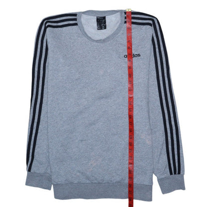 Mens UK Size M adidas Grey Pullover Sweatshirt