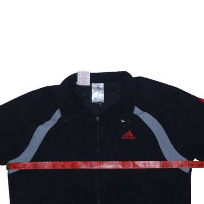 Adidas Boys Black 11-12 Years Track Jacket Full Zip Sportswear