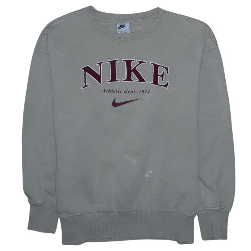 Womens UK Size XS Nike Beige Pullover Sweatshirt