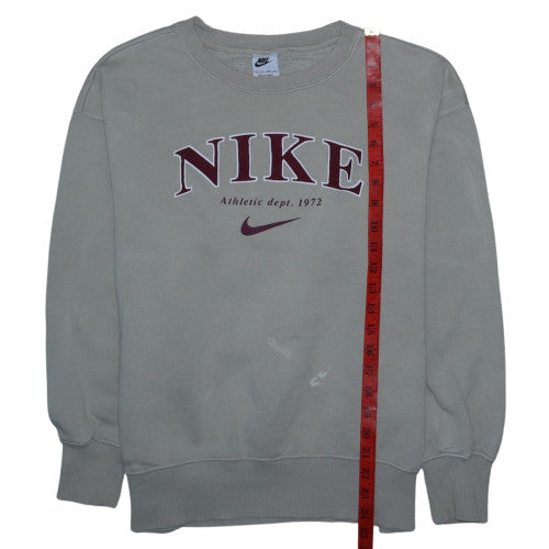 Womens UK Size XS Nike Beige Pullover Sweatshirt