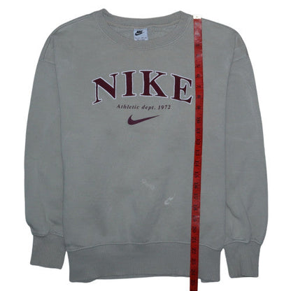 Womens UK Size XS Nike Beige Pullover Sweatshirt