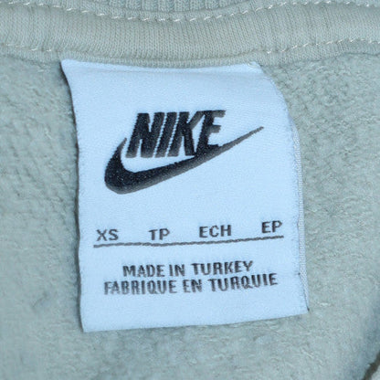 Womens UK Size XS Nike Beige Pullover Sweatshirt
