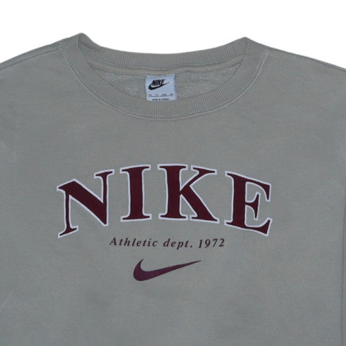 Womens UK Size XS Nike Beige Pullover Sweatshirt