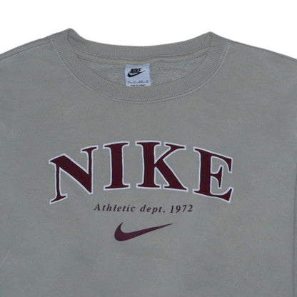 Womens UK Size XS Nike Beige Pullover Sweatshirt