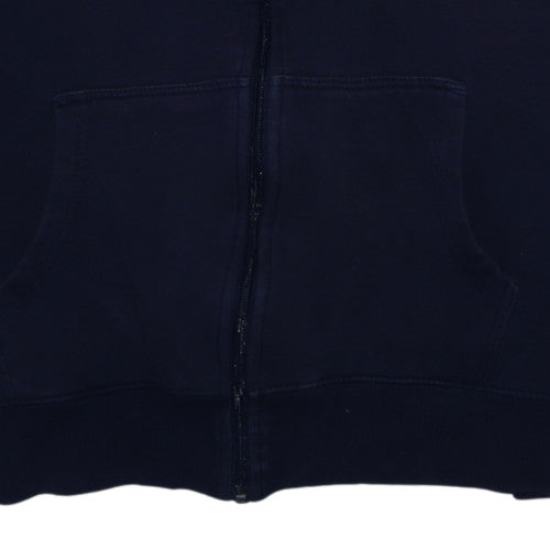 Mens UK Size M FILA Blue Full Zip Hoodie