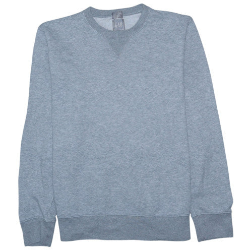 Gap Mens Grey Regular Fit Crew Neck Pullover Sweatshirt M