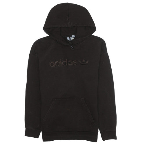 Womens UK Size 8 adidas Black Pullover Hoodie
