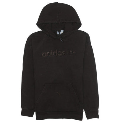 Womens UK Size 8 adidas Black Pullover Hoodie