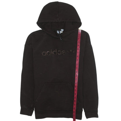 Womens UK Size 8 adidas Black Pullover Hoodie