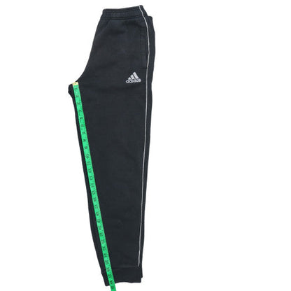 Adidas Men's Black Jogger Sweatpants S Regular Tapered Fleece