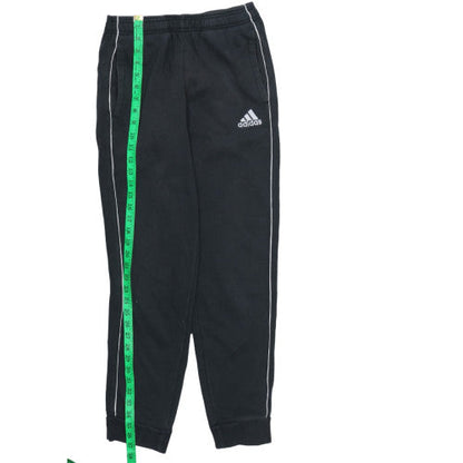 Adidas Men's Black Jogger Sweatpants S Regular Tapered Fleece