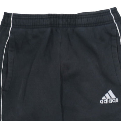 Adidas Men's Black Jogger Sweatpants S Regular Tapered Fleece
