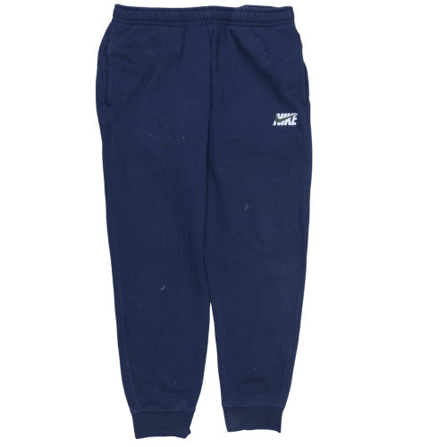 Mens UK Size L Nike Regular Fit Jogger Blue Trousers