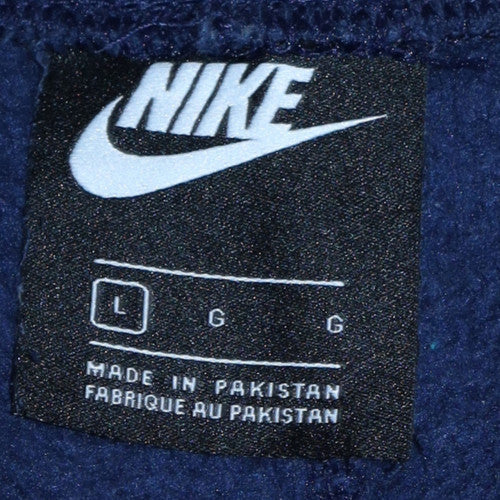 Mens UK Size L Nike Regular Fit Jogger Blue Trousers