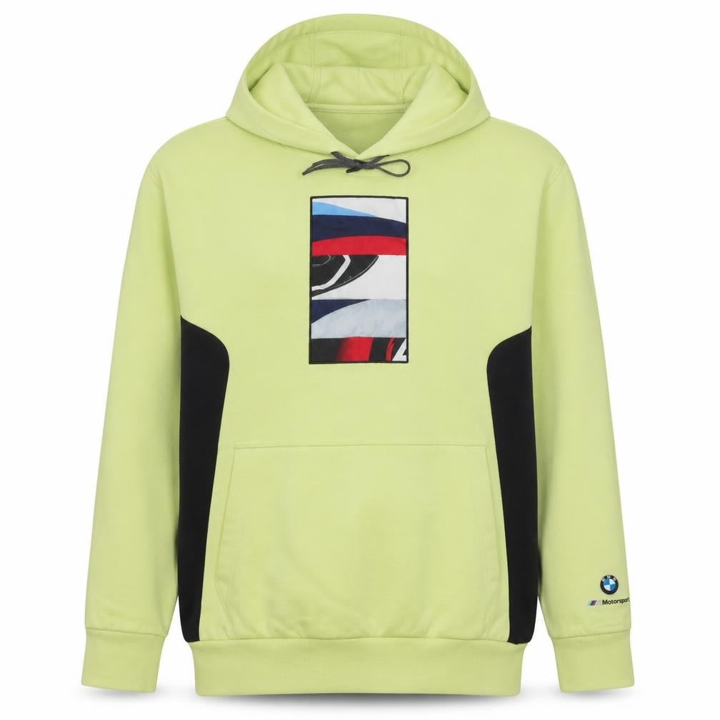 Mens UK Size S PUMA Yellow Pullover Hoodie