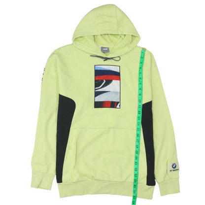 Mens UK Size S PUMA Yellow Pullover Hoodie