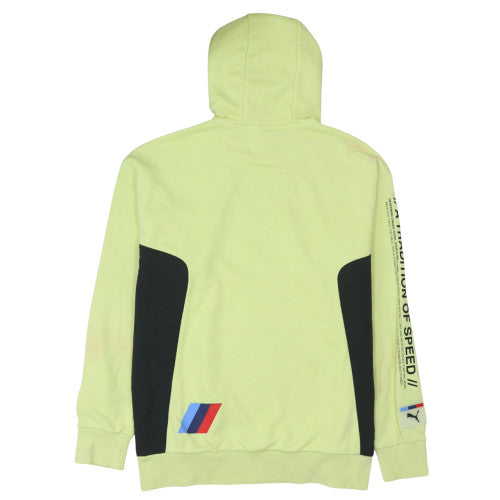 Mens UK Size S PUMA Yellow Pullover Hoodie