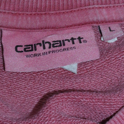 Womens UK Size L Carhartt Pink Pullover Sweatshirt