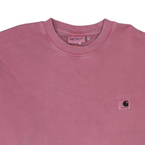 Womens UK Size L Carhartt Pink Pullover Sweatshirt
