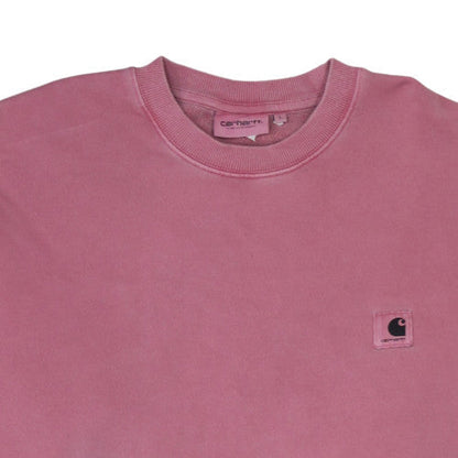 Womens UK Size L Carhartt Pink Pullover Sweatshirt