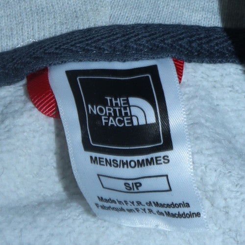 Mens UK Size S The North Face Grey Pullover Hoodie