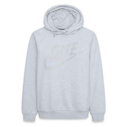 Womens UK Size M Nike White Pullover Hoodie