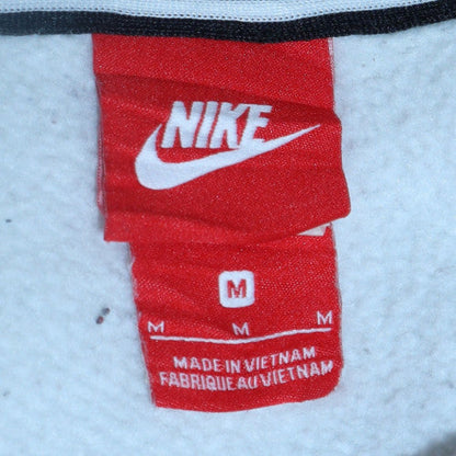 Womens UK Size M Nike White Pullover Hoodie