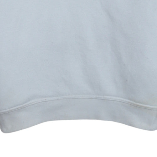 Womens UK Size M Nike White Pullover Hoodie