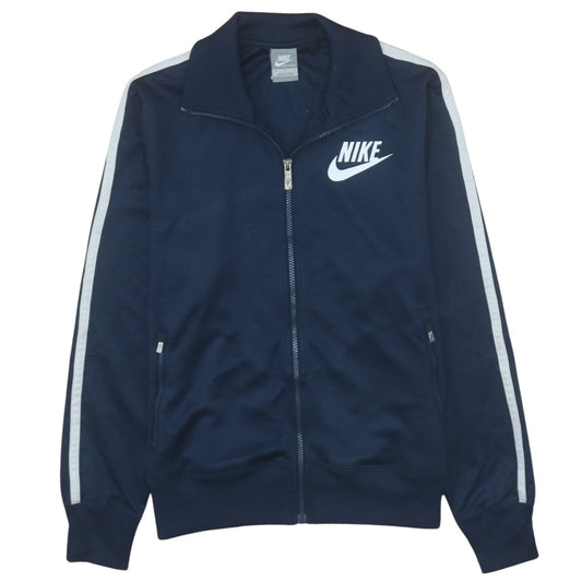 Nike Men's Blue Track Jacket M Full Zip Sportswear Top
