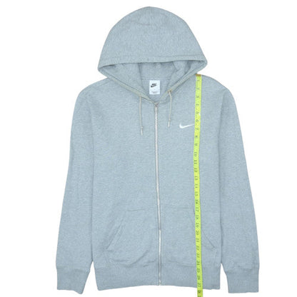 Mens UK Size L Nike Grey Full Zip Hoodie