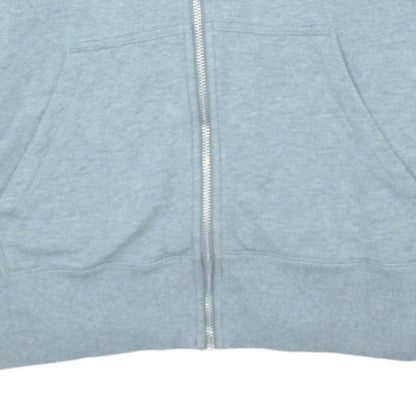 Mens UK Size L Nike Grey Full Zip Hoodie
