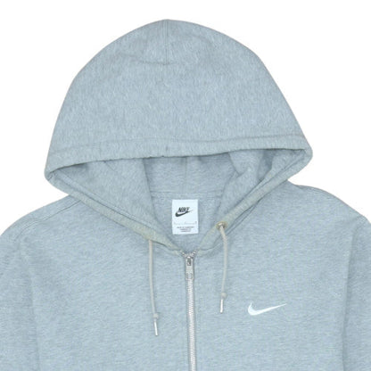 Mens UK Size L Nike Grey Full Zip Hoodie