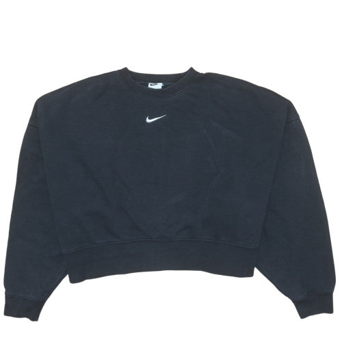 Womens UK Size M Nike Black Pullover Sweatshirt
