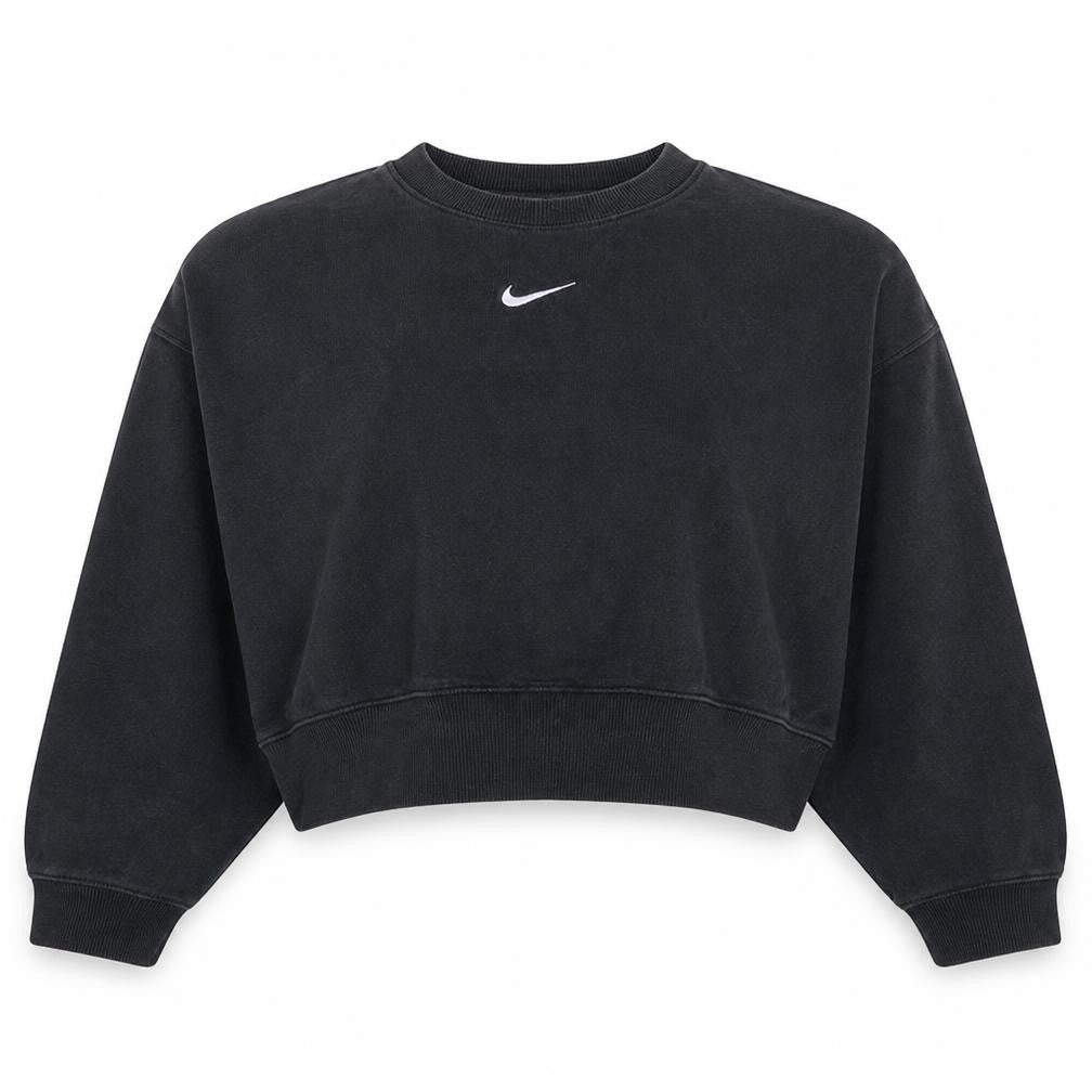 Womens UK Size M Nike Black Pullover Sweatshirt