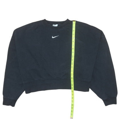 Womens UK Size M Nike Black Pullover Sweatshirt