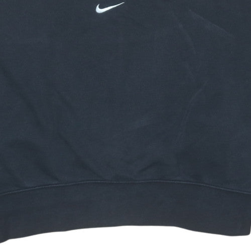 Womens UK Size M Nike Black Pullover Sweatshirt