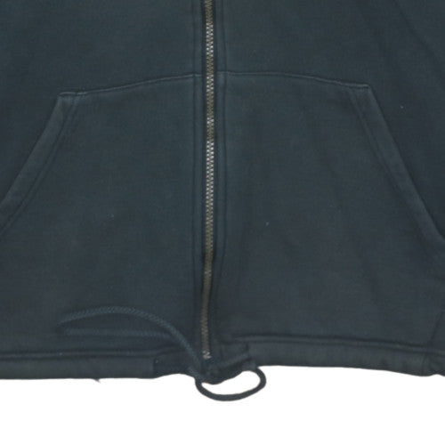 Womens UK Size L Russell Athletic Black Full Zip Hoodie
