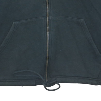Womens UK Size L Russell Athletic Black Full Zip Hoodie