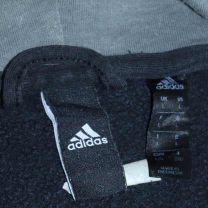 Mens UK Size L adidas Black Full Zip Hoodie